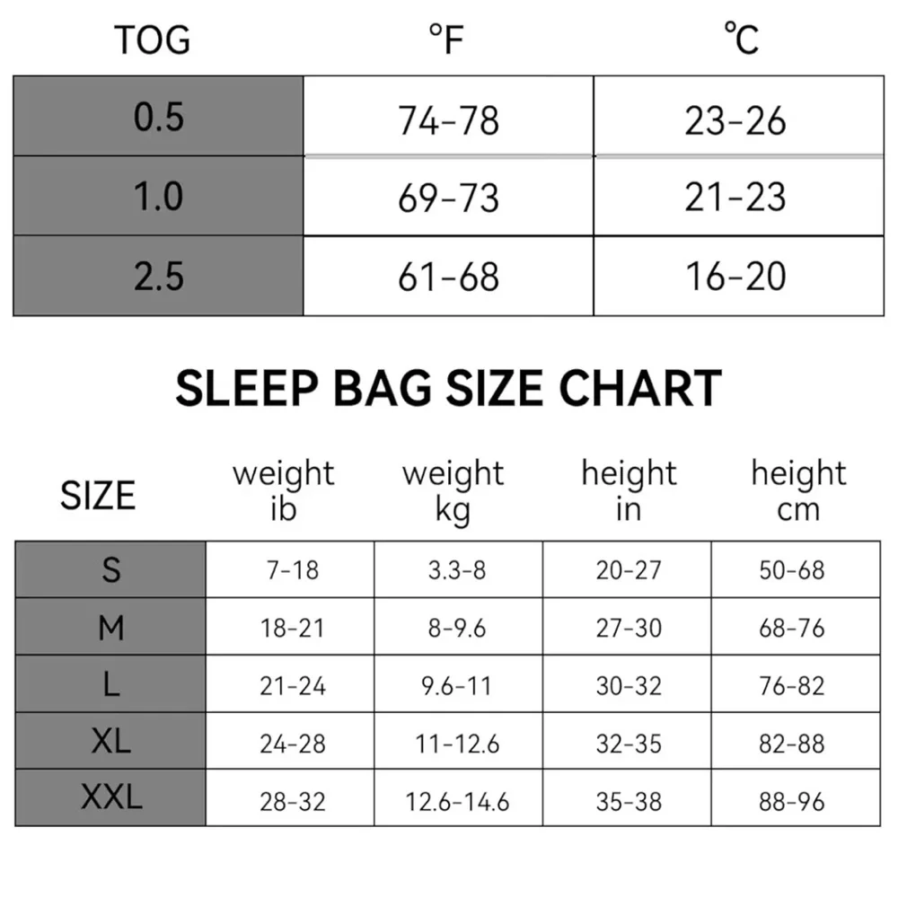 BubblePanda Bamboo‎ Rayon Sleep Sack – Size XXL (24-36 months) 🐼